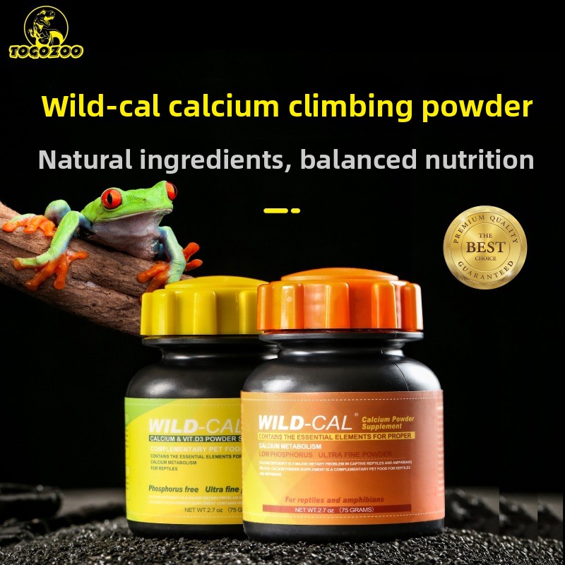 TOGOZOO WILDCAL Порошок кальци – обзор и цена Calcium Powder Reptile