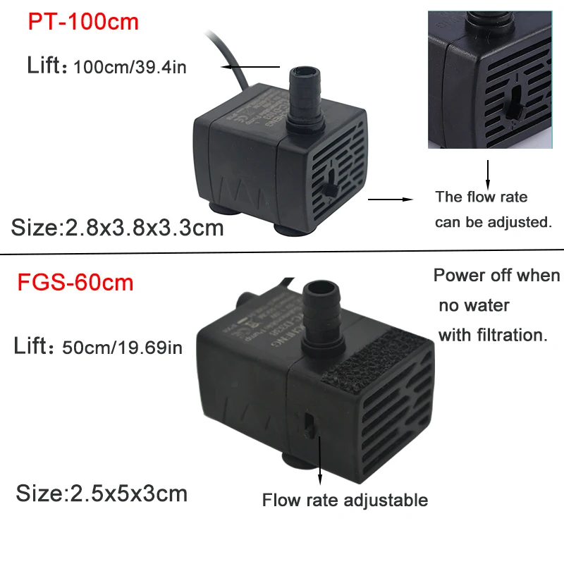 Погружной USB-насос для аквари – обзор и цена Aquael Filter Fzn
